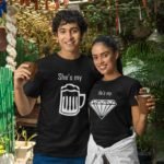 Beer and Dimaond Couple T-shirt