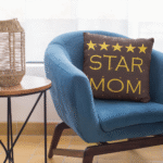 Mother's Day Cushion Cover Printed 5 Star Mom