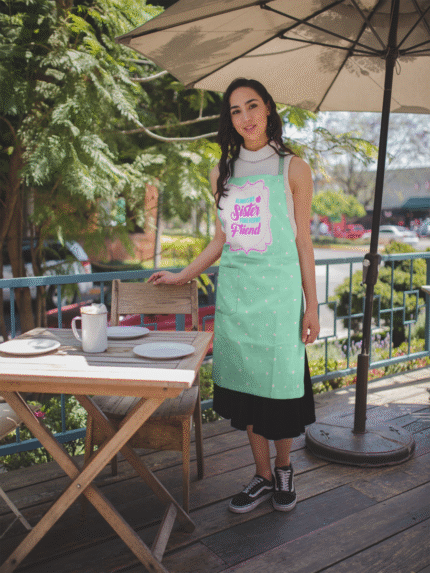 Always My Sister Forever My Friend Apron - Image 4