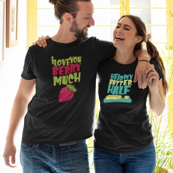 Butter Half Berry Much Couple T-shirt