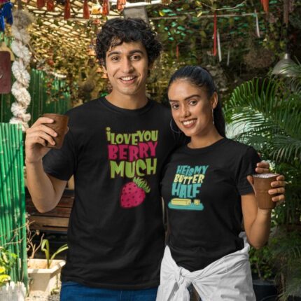 Butter Half Berry Much Couple T-shirt - Image 2