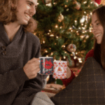 Kiss me Hug me couple mugs