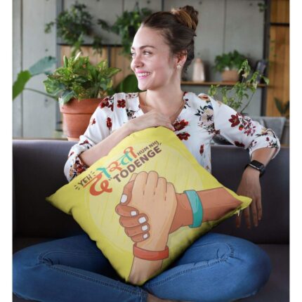 Yeh Dosti Hum Nhi Todenge Cushion Cover - Image 2