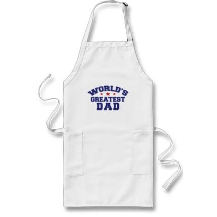 Moustache Worlds Greatest Dad Apron - Image 5