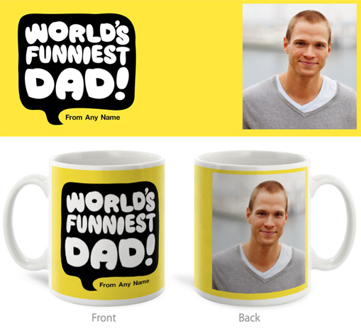 Worlds Funniest Dad Photo Mug