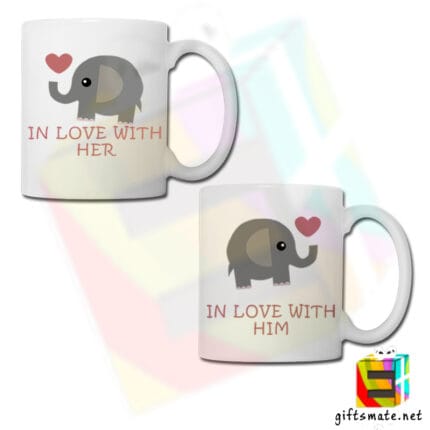 Cute In Love With you Couple Mugs - Image 3