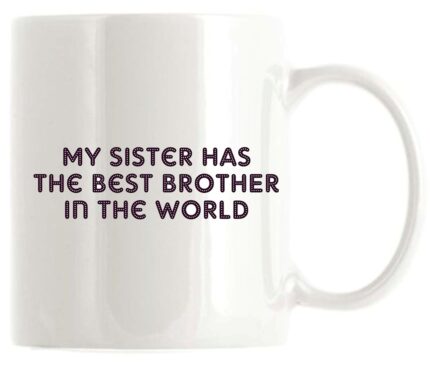 My Sister has the Best Brother Mug - Image 4