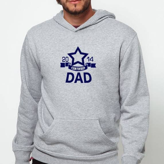 Custom Certified Dad Sweatshirt 1