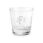 Custom Engraved Monogram Shot Glass Set