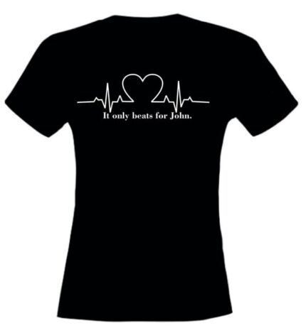 Personalized Heartbeat Couple T Shirts - Image 13