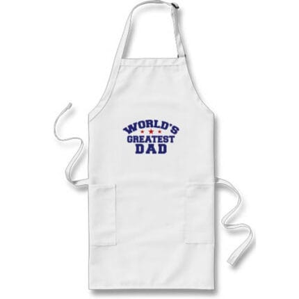 Moustache Worlds Greatest Dad Apron - Image 4