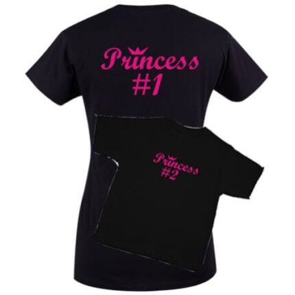 Princess Mom and Daughter Family T-shirts - Image 2