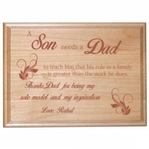 Inspiring Dad Engraved Plaque 1