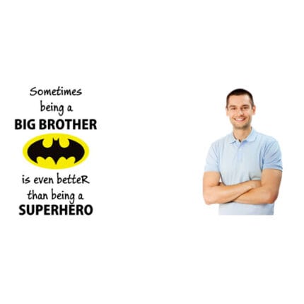 Superhero Big Brother Black Mug - Image 6