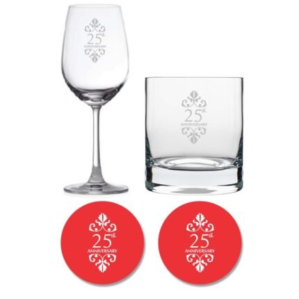 25th Anniversary Whiskey Wine Glass