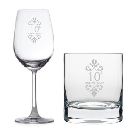 10th Anniversary Whiskey Wine Glass - Image 2