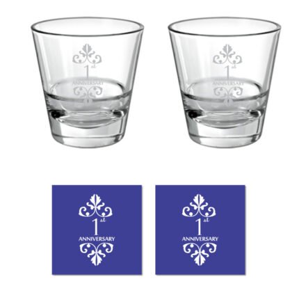 1st Anniversary Whiskey Glasses
