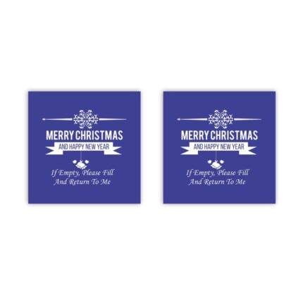 Merry Christmas and Happy New Year Whiskey Glasses Set of 2 - Image 3