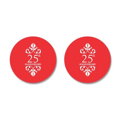 25th Wedding Anniversary Champagne Flutes Set of 2 - Image 5