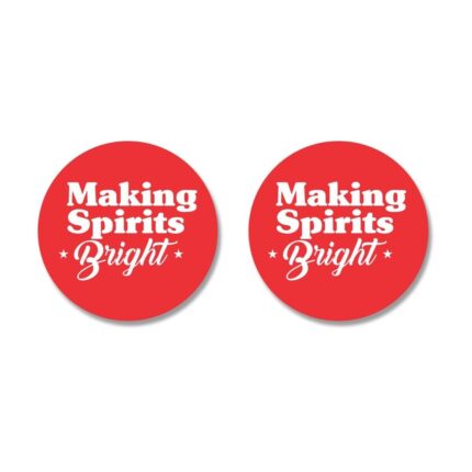 Making Spirits Bright Beer Mug and Wine Glasses - Image 3