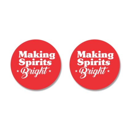 Making Spirits Bright Beer Mug and Wine Glasses - Image 4