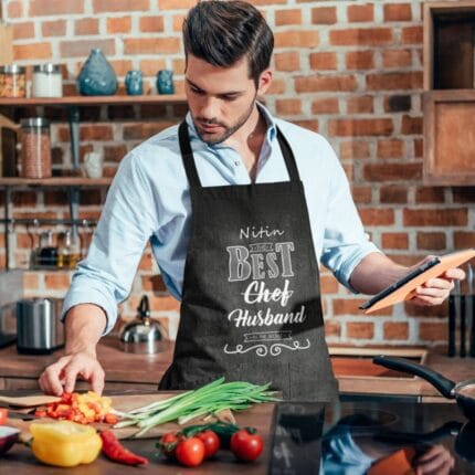 Best Chef Husband In The World Apron - Image 2