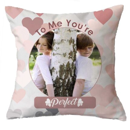 Personalized To Me You Are Perfect Couple Cushion Cover