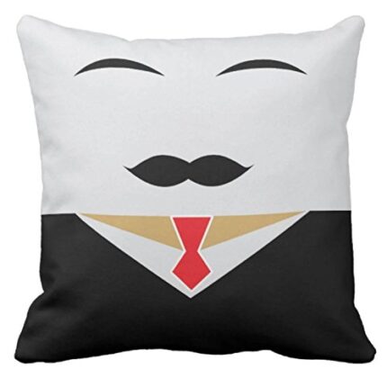 Anniversary Birthday Gifts for Husband Special Romantic, Funky Moustache Gentleman Husband Coffee Mugs for Husband Gift Combo Hamper Set of 4 with Mug, Cushion Cover, Coaster, Keychain - Image 5