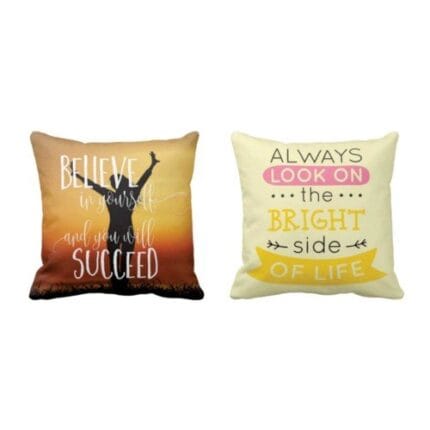 Believe In Yourself for Bright Life Motivational Cushion Covers Set of 2 - Image 7