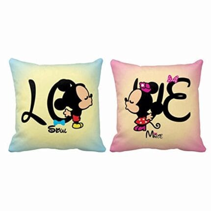 Cotton 200TC Cushion Cover (12X12 Inch Multicolour) - Image 4
