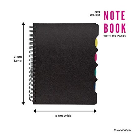 Wiro Bound Travel Pad Notebook A5 Engraved Unruled Sheets - Image 5