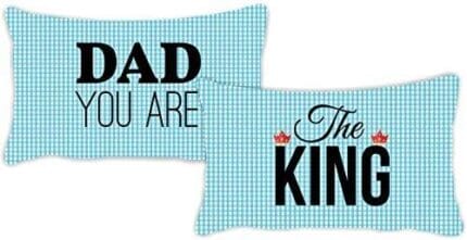 Dad You are The King Bed sheet With Pillow Covers - Image 3