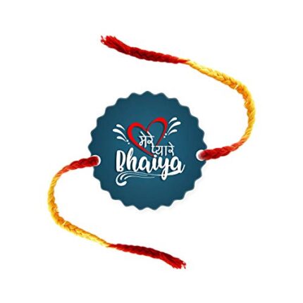 TheYaYaCafe Rakhi for Bhaiya Bhabhi Set of 2 Printed Family Rakhi Combo Mere Pyaare Bhaiya Bhabhi Raksha Bandhan - Image 5