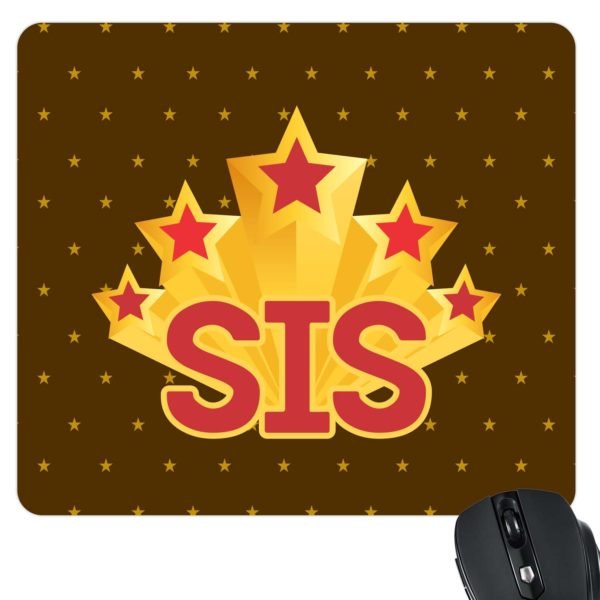 Printed 5 Star Sis MousePad