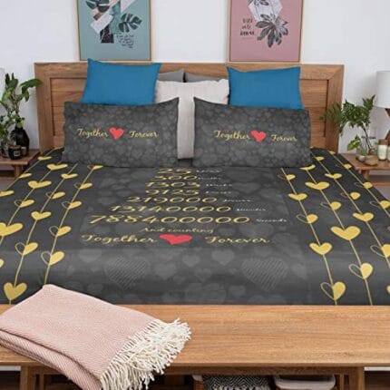 25 anniversary gift bedsheet