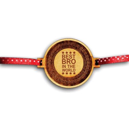 Engraved Best Bro Rakhi for Brother