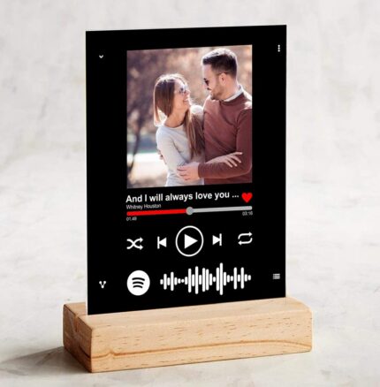 Customized Printed Acrylic Spotify  Music Plaque