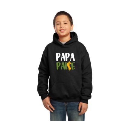 Funny Papa Paise Kaise Paise Family Sweatshirt Hoodies for Men and Kid - Image 3