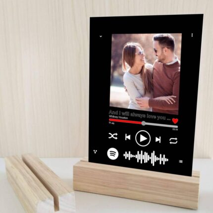 Customized Printed Acrylic Spotify  Music Plaque - Image 2