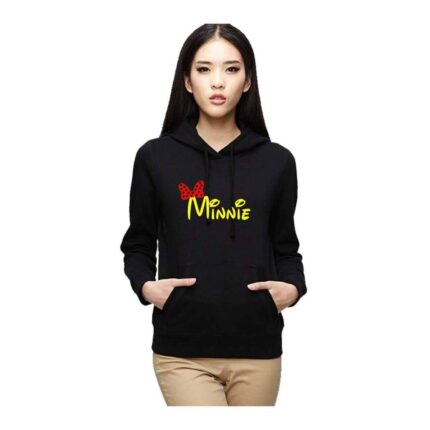 Minnie and Minnie Me Family Sweatshirt Hoodies for Women and Kid - Image 2