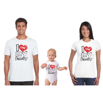 I love my Family T-shirts