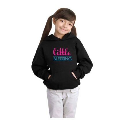 Little Blessing Blessed Mama Family Sweatshirt Hoodies for Women and Kid - Image 3