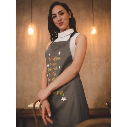 Starry Beautiful Chef Mommy Apron - Image 3