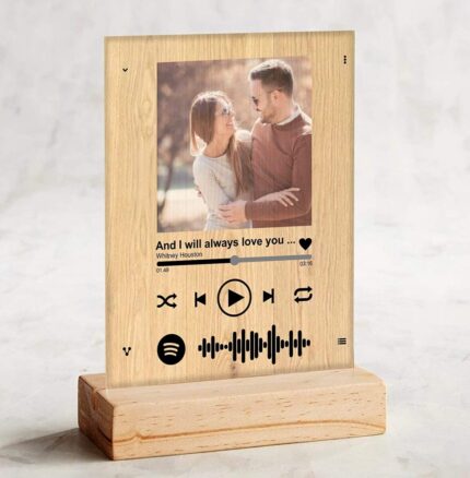 Customized Printed Acrylic Spotify  Music Plaque - Image 8