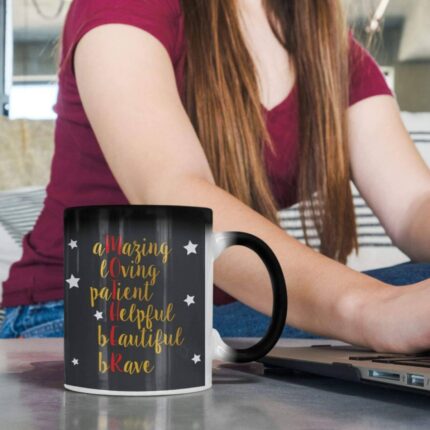 Starry Beautiful Mother Definition Magic Coffee Mug - Image 2