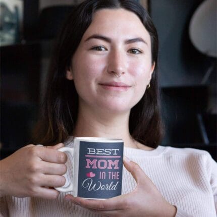 Mothers Day Gifts for Best Mom in The World Gift Mug,Coaster - Image 2