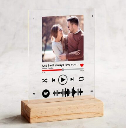 Customized Printed Acrylic Spotify  Music Plaque - Image 9