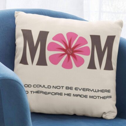 Blessed With Mom Cushion Cover