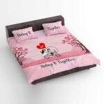 Romantic Riding It Together Bedsheet