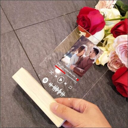 Customized Printed Acrylic Spotify  Music Plaque - Image 3